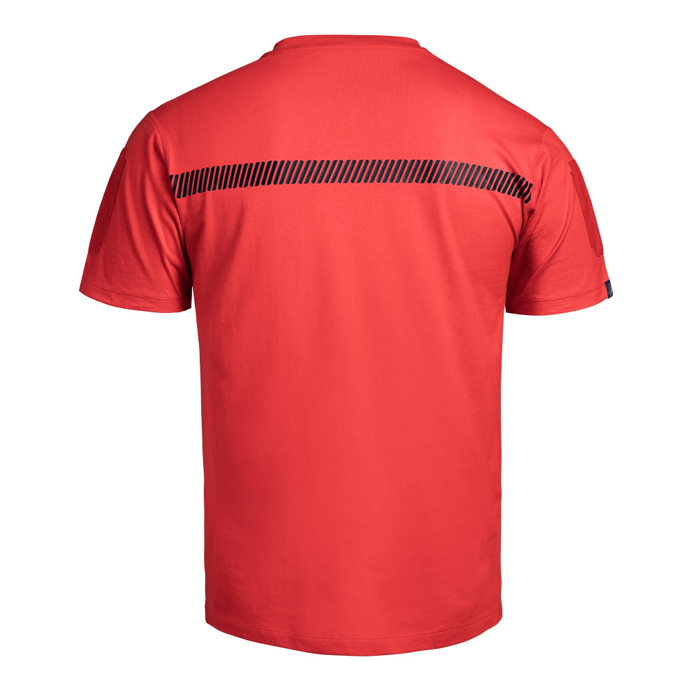 T-shirt SÉCU-ONE Sécurité Incendie rouge – Image 3