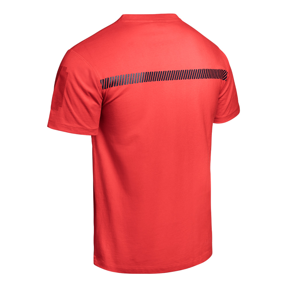 T-shirt SÉCU-ONE Sécurité Incendie rouge – Image 4