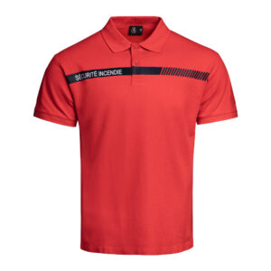 Polo SÉCU-ONE Sécurité Incendie rouge