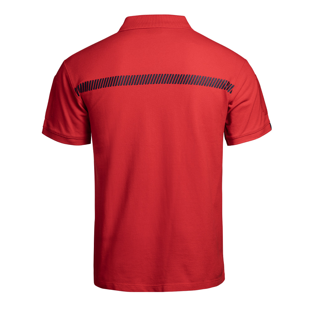 Polo SÉCU-ONE Sécurité Incendie rouge – Image 3