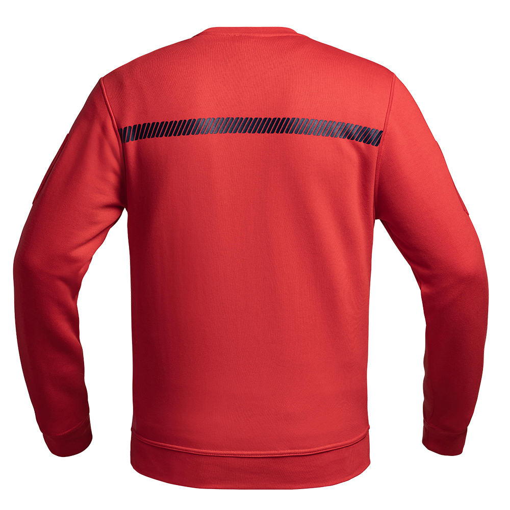Sweat SÉCU-ONE Sécurité Incendie rouge – Image 3