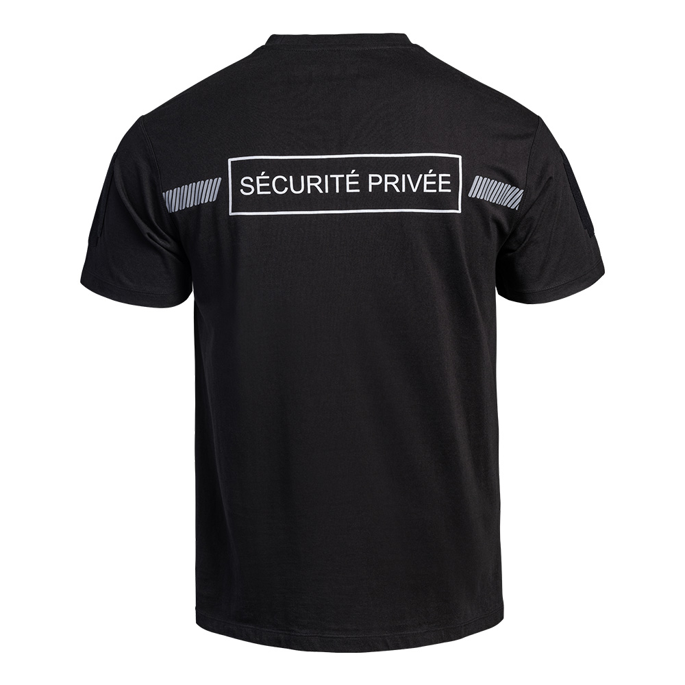 T-shirt SÉCU-ONE Sécurité Privée noir – Image 3