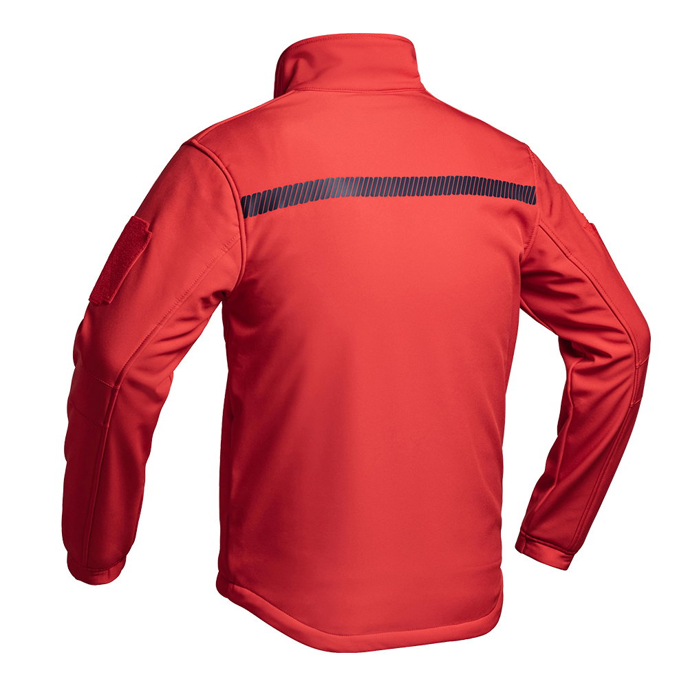 Veste Softshell SÉCU-ONE Sécurité Incendie rouge – Image 4