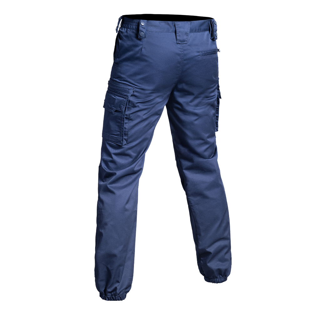 Pantalon V2 SÉCU-ONE bas élastiqué bleu marine – Image 4